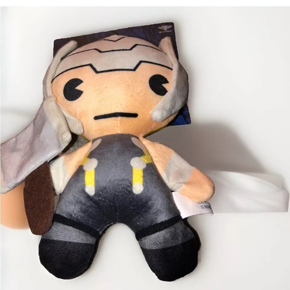 New - Marvel THOR Dog Toy - Squeaker - Buckle-Down - Avengers - 9.5” Tall - Picture 3 of 4